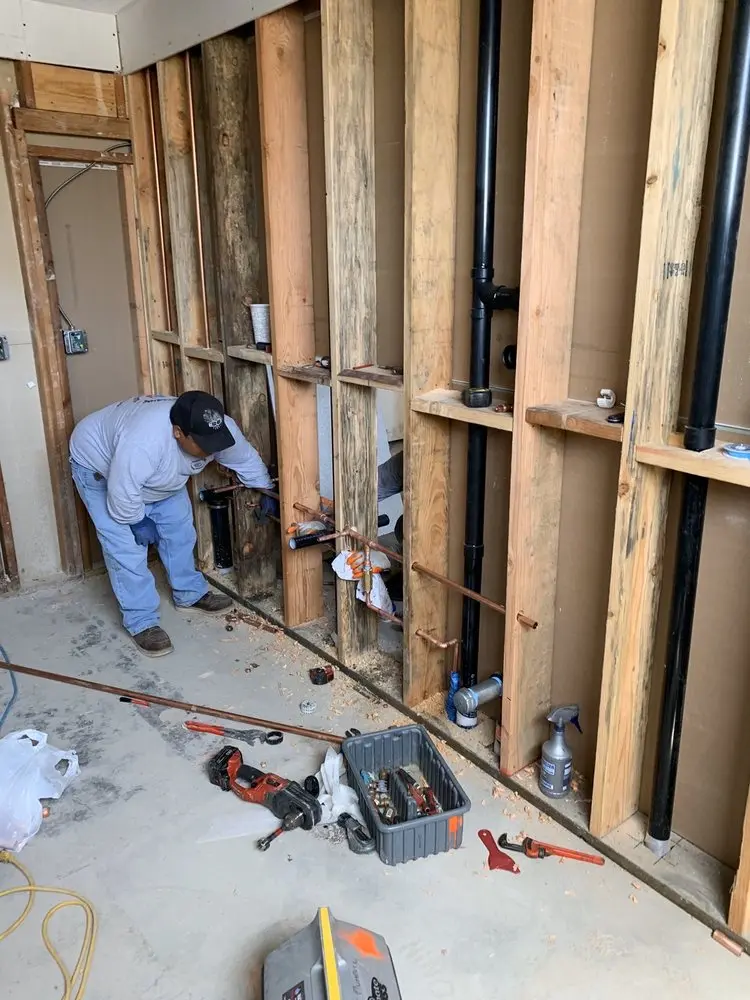 Commercial rough-in plumbing for Water Heater Replacement in University of Nevada